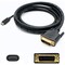 Add-On 6Ft Usb To Dvi-D M/M Black Adapter Cbl USBC2DVIDMM6F-AO - alternate 1